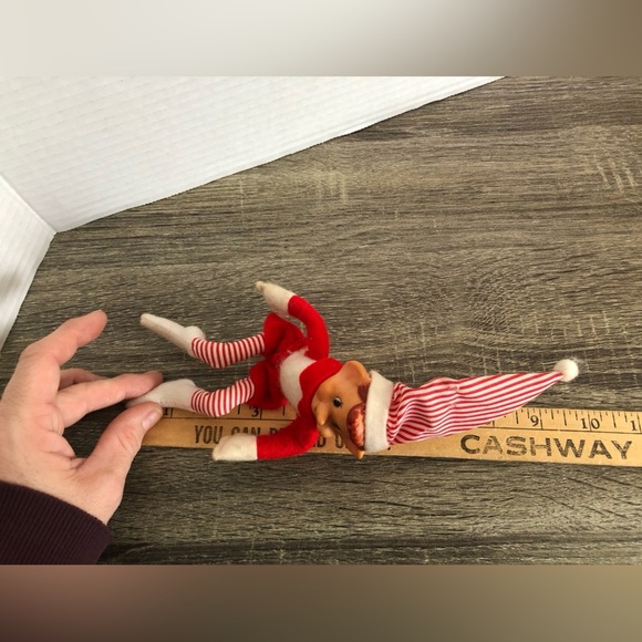 Vtg Knee Hugger Elf with Rubber Face - Picture 9 of 11